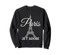 Paris Je T'adore Francia Torre Eiffel Regalo de Recuerdo francés Sudadera