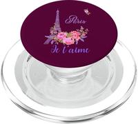 Paris Je T'Aime France - Regalo para Adolescentes PopSockets PopGrip para MagSafe