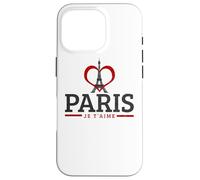 Paris Je T'Aime Francia Torre Eiffel Regalo de Recuerdo francés Carcasa para iPhone 16 Pro