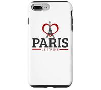 Paris Je T'Aime Francia Torre Eiffel Regalo de Recuerdo francés Carcasa para iPhone 7 Plus/8 Plus