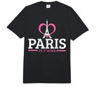 Paris Je T'Aime Francia Torre Eiffel Regalo de Recuerdo francés Comfort Colors Adult Heavyweight T-Shirt
