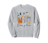 Paris Je T'Aime París Amante Viajando Francia Bebé Niño Sudadera