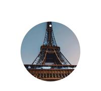 Paris - Juego de ambientador colgante de la Torre Eiffel, tarjetas redondas de fragancia de lavanda para interiores de automóviles, paquete de 10/24 tarjetas