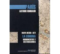 París. La Comuna: Mapa negro 1871 (SIN COLECCION)