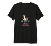 París Mente Bicicleta Chica Torre Eiffel Estética Viaje Amor Camiseta Premium