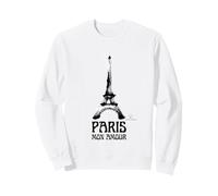 Paris Mon Amour - Torre Eiffel Gráficos Artísticos con Pincel Sudadera