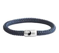 • Paris Montana • Dulce Yin & Yang Harmonie Pulsera de cuerda náutica con grabado de 8 mm de diámetro, Cuerda para veleros