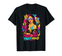 Paris Mood Pop Art Fashion Girl French Style Design Camiseta