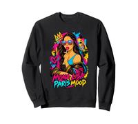 Paris Mood Pop Art Fashion Girl French Style Design Sudadera