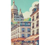 Paris Notebook | Montmartre Edition | Size A5 (12.7 x 20.32 cm / 5 x 8 in), 121 pages, cream paper, no lines | Travel notebook, journal, diary, souvenirs, Paris gift