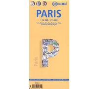 Paris. Map 1:12 000 / 1:15 000: 1:12 000 / 1:15 000. Einzelkarten: Paris Nord 1:15 000, Paris Sud 1:15 000, Paris Centre 1:12 000, Paris & Region ... Paris, France administrative (Borch Map)