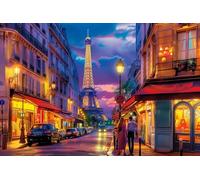 París Romance Street Puzzle 1000 Piezas 3D Creativo Rompecabezas para Hombres Y Mujeres Decoración Hogar Moderno Construir Maquetas 1000 PCS