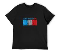 Paris Roubaix Cobbled Flag Cycling Men's T-Shirt Unisex Black Cotton Print tee Shirts S