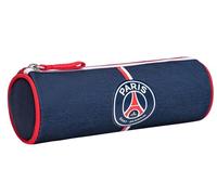 PARIS SAINT-GERMAIN Estuche escolar PSG - Colección oficial, color negro, 7 x 21 x 7 cm