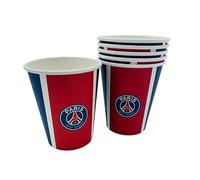 Paris Saint-Germain - Juego de 6 vasos desechables (25 cl, PSG, colección oficial