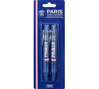 Paris Saint Germain - Lote de 2 bolígrafos retráctiles para vuelta a la escuela