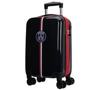 Paris Saint-Germain - Maleta de cabina PSG - Colección oficial de 19 pulgadas, Negro , 48 x 33 x 21 cm, Deporte