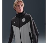 París Saint-Germain Tech Windrunner Chaqueta de tejido Woven con cremallera completa de fútbol Nike - Hombre - Gris L