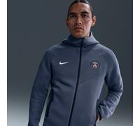 París Saint-Germain Tech Windrunner Sudadera de tejido Fleece de fútbol Nike con capucha y cremallera completa - Hombre - Azul XXL