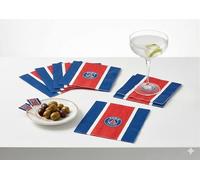 Paris Saint Germain - Toalla de cóctel (50 unidades, 25 cm)
