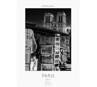 Paris schwarz-weiss Kalender 2027 - Wandkalender | Fotokalender Frankreich 29x21cm - Stilvoller Paris Schwarz-Weiß - Ideal für Kunst- und Reisefreunde
