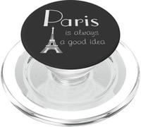 París Siempre es una Buena Idea Torre Eiffel Travel Europe PopSockets PopGrip para MagSafe
