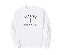 PARÍS Simple Elegante Chic con Torre Eiffel Sudadera