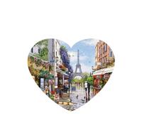 Paris Street Scene - Juego de 10 tarjetas de ambientador con diseño de la Torre Eiffel, para decoración de coche, con aroma a coche
