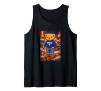 Paris Teddy Bear Street Stories Illustration Graphic Designs Camiseta sin Mangas