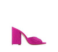Paris Texas - Sandalias de Punta Almendrada con Cristales - Rosa Rubí - Shoes - Mujer - Rosa - 35 EU -
