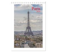 Paris (Tischkalender 2026 DIN A5 hoch), CALVENDO Monatskalender: 12 Bilder aus der Seine Metropole auch abseits der ausgetretenen Pfade.