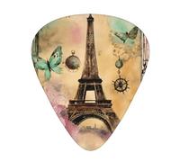 Paris Torre Eiffel - Caja organizadora de almacenamiento para guitarra acústica de diferentes grosores