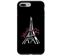 Paris Torre Eiffel Corazones Franceses Bonjour Parisian France tee Carcasa para iPhone 7 Plus/8 Plus