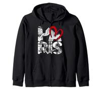 París Torre Eiffel símbolo del Amor Francia Recuerdo Motif Sudadera con Capucha