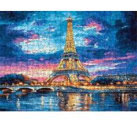 París Torre Hierro-2 Puzzle 2000 Piezas Adultos, Rompecabezas con Letras en la Parte Posterior - Piezas que Encajan Perfectamente, Reto de Concentración, Regalo para mujer y Decor, 99.5 x 70.5 cm w0-4