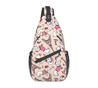 Paris Tower Dog Sling Bag, Chest Bag Daypack, Crossbody Sling Mochila para Viajes, Deportes, Correr, Senderismo