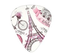 Paris Tower Flower StOlmx - Juego de púas de guitarra (3 grosores disponibles)