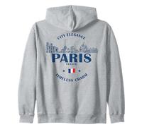 París Viajes Francia Lugares De Interés Vintage Sudadera con Capucha