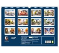 París, ville d'amour (Calendrier mural 2027 DIN A3 vertical), CALVENDO calendrier mensuel