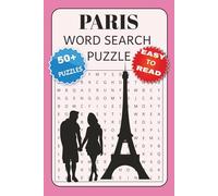 Paris Word Search Puzzle: France themed relaxing word search puzzle book for adults