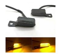 PARK(Chrome)2pcs Mini Motorcycle LED Turn Signal Lamp Sequential Flowing Indicator Light intermitentes
