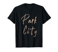 Park City Utah Diseño Elegante Vintage Camiseta