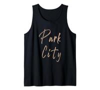 Park City Utah Diseño Elegante Vintage Camiseta sin Mangas