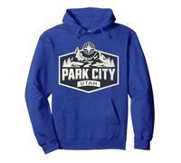 Park City, Utah Sudadera con Capucha, Unisex para Adultos, Azul Real, XL