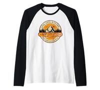 Park City Utah USA - Diseño de Aventura de Estilo Vintage Envejecido Camiseta Manga Raglan