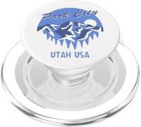 Park City Utah USA Montaña Retro Esquí Snowboard Viaje PopSockets PopGrip para MagSafe