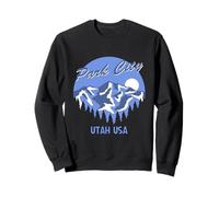 Park City Utah USA Montaña Retro Esquí Snowboard Viaje Sudadera