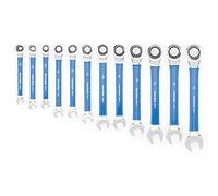 Park Tool MWR-SET - Juego de llaves métricas de trinquete, 6 mm, 17 mm, color azul y plateado