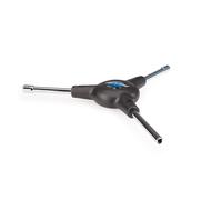Park Tool SW-15 - 3-Way Internal Nipple Wrench: Square Drive, 5mm and 5.5mm Hexe
