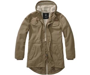 Parka Brandit Marsh Lake Hombre Invierno Cálido Militar Ejército Camel